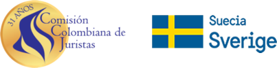 Logos de la CCJ 31 años y de la Embajada de Suecia